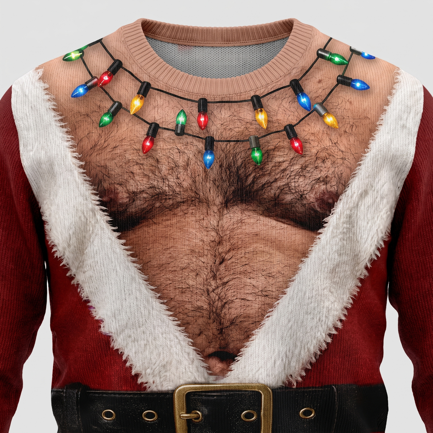 Santa Bare-Chest Sweater